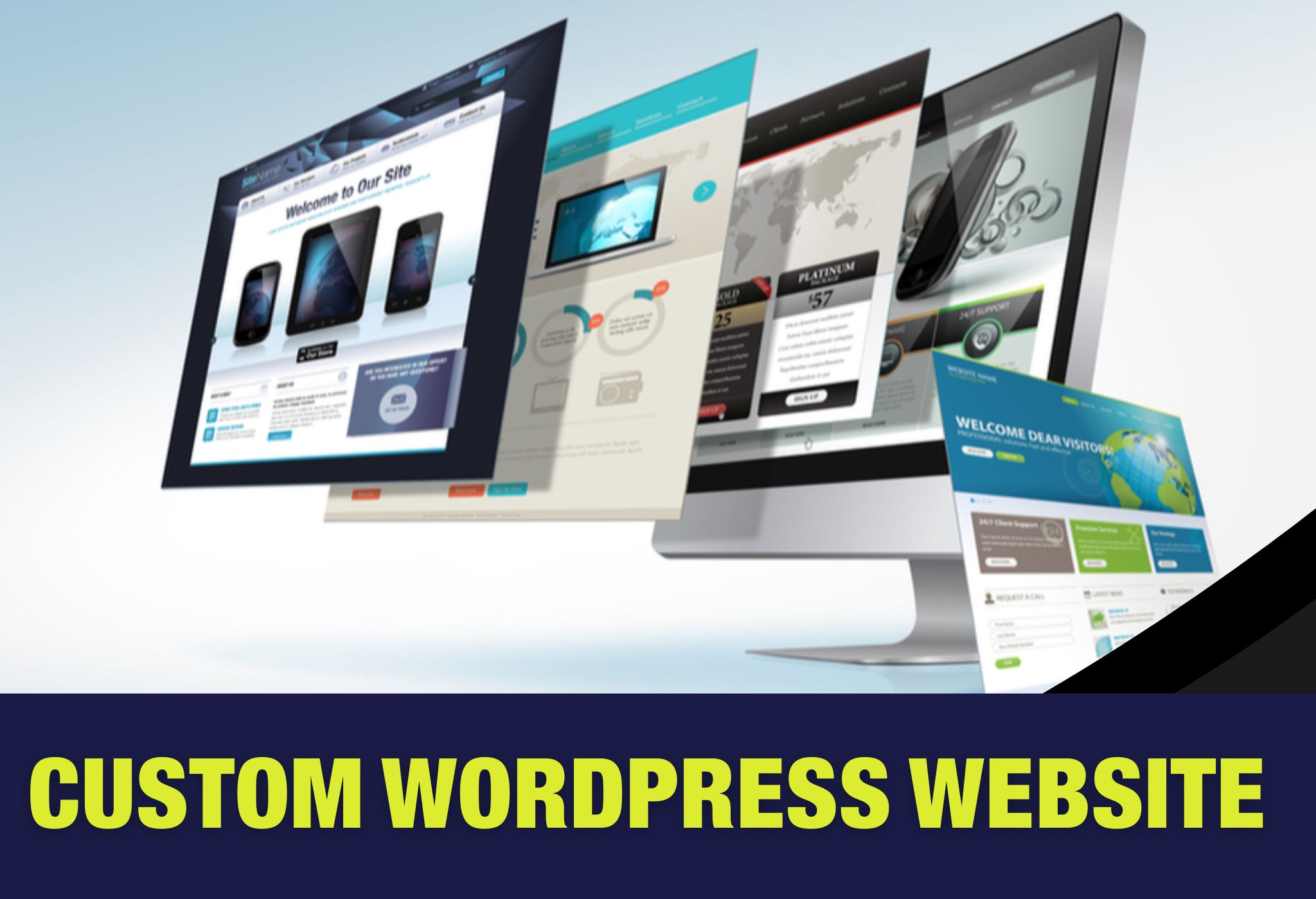 Custom wordpress website